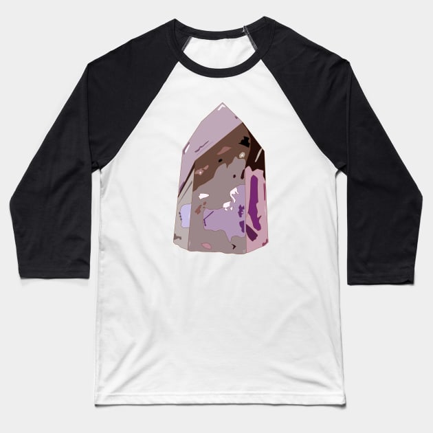 Amethyst Baseball T-Shirt by Deardarling